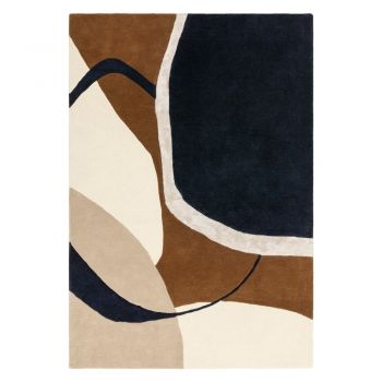 Covor cărămiziu handmade din lână 160x230 cm Matrix – Asiatic Carpets