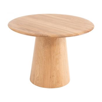 Măsuță auxiliară rotundă din lemn de stejar ø 55 cm Mushroom – Gazzda