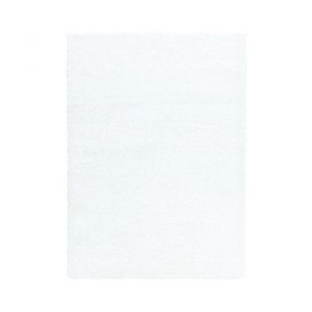 Covor alb lavabil 80x150 cm Pelush White – Mila Home