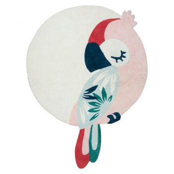 Covor pentru copii ø 120 cm Tropical Parrot – Lilipinso