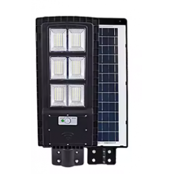 Lampa solara stradala LED 300W cu panou fotovoltaic cu 6 casete