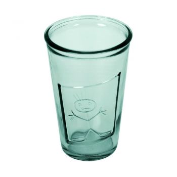 Pahar din sticlă reciclată Ego Dekor Zeus, 300 ml, albastru