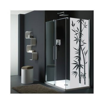 Autocolant rezistent la apă, pentru cabina de duș, Ambiance Bamboo