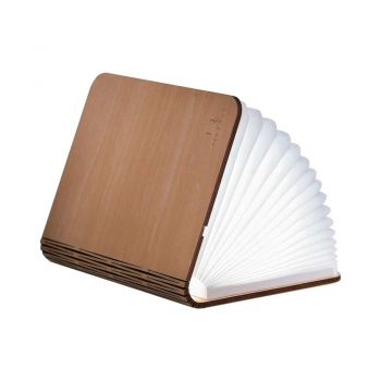 Veioză de birou din lemn de arțar cu LED Gingko Booklight Large, maro deschis ieftina