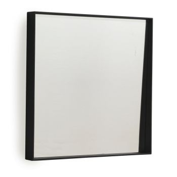 Oglindă de perete Geese Thin, 40 x 40 cm, negru ieftina
