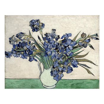 Reproducere pe pânză după Vincent van Gogh - Irises 2, 40 x 26 cm