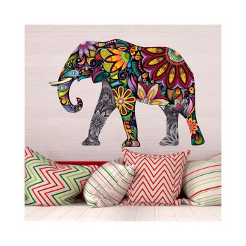 Autocolant Ambiance India Elephant 60 x 85 cm ieftin