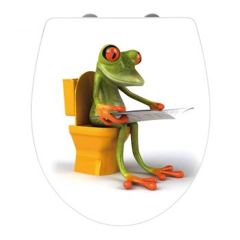 Capac WC Wenko Frog News, 45 x 38,8 cm ieftin