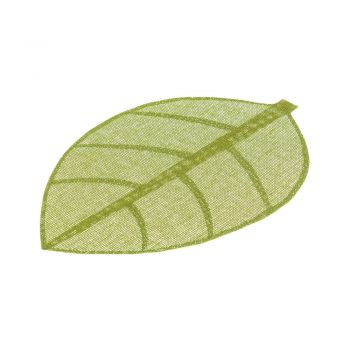 Suport pentru farfurie Casa Selección Leaves, 50 x 33 cm, verde