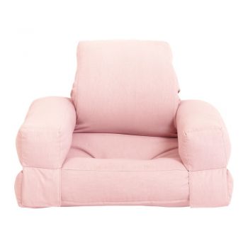 Fotoliu de copii roz de relaxare Mini Hippo - Karup Design