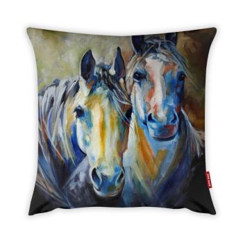 Față de pernă Vitaus Horses Art, 43 x 43 cm