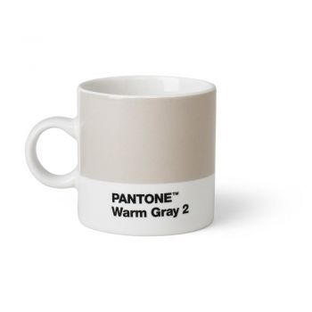 Cană gri deschis pentru espresso din ceramică 120 ml Espresso Warm Gray 2 – Pantone