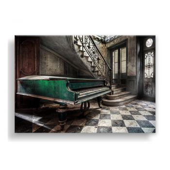 Tablou Styler Canvas Silver Uno Piano, 85 x 113 cm la reducere