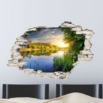 Autocolant pentru perete Ambiance Jezero, 60 x 90 cm