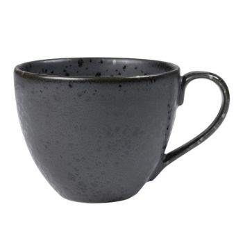Ceașcă din gresie ceramică Bitz Mensa, 460 ml, negru
