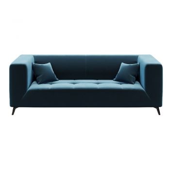 Canapea cu 3 locuri MESONICA Toro, albastru la reducere