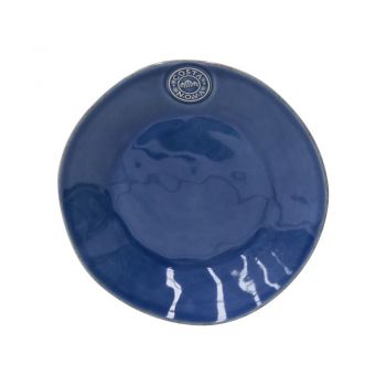 Farfurie din gresie ceramică pentru desert Costa Nova, ⌀ 21 cm, albastru