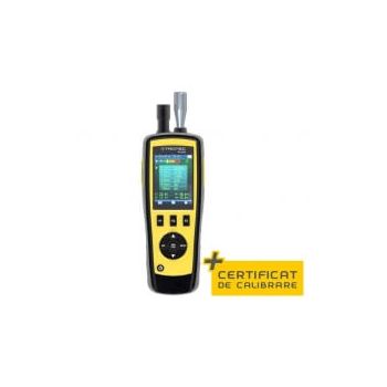 Contor particule pentru detectarea calitatii aerului TROTEC PC200 cu certificat de calibrare, Data logger 5000 valori