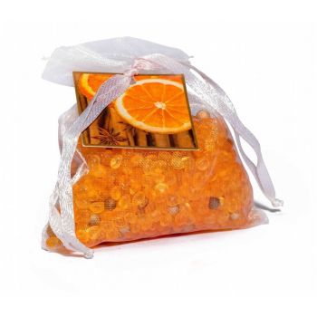 Săculeț parfumat din organza cu aromă de portocale și scorțișoară Boles d´olor Organza Naranja y Canela