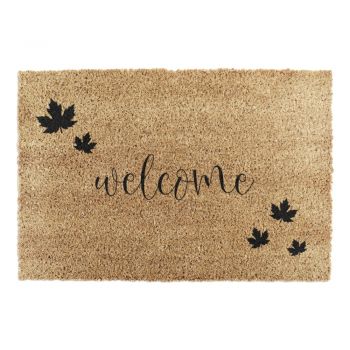 Covoraș de intrare din fibre de nucă de cocos 40x60 cm Welcome Autumn – Artsy Doormats