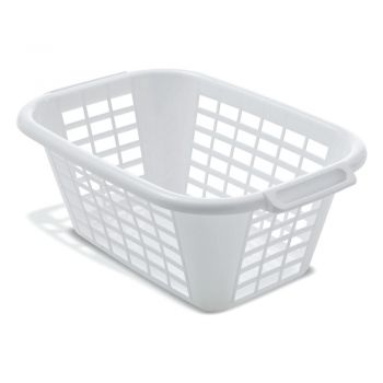 Coș de rufe Addis Rect Laundry Basket, 40 l, alb