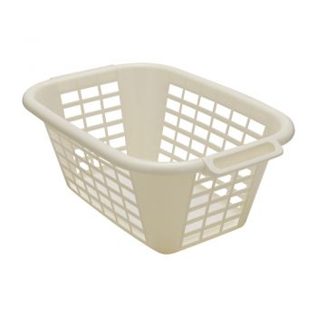 Coș de rufe Addis Rect Laundry Basket, 40 l, crem