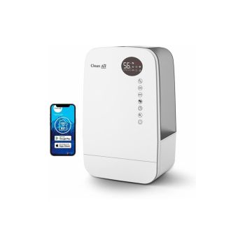 Umidificator si purificator Clean Air Optima CA607W, WiFi. Lampa UV-C, Ionizare, Difuzor aroma, Display, Timer