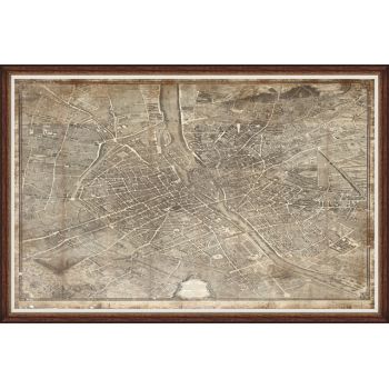 Tablou Framed Art 1739 Plan de Paris