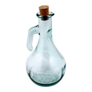 Oțetieră din sticlă reciclată Ego Dekor Di Vino, 500 ml, transparent