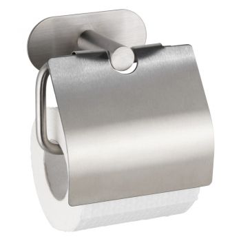 Suport oțel inoxidabil pentru hârtie igienică fără sistem de prindere cu șurub Wenko Turbo-Loc® Orea Cover