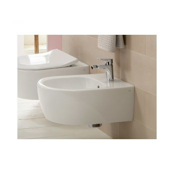 Set vas wc si bideu suspendat Villeroy&Boch Avento Direct Flush cu capac slim soft close