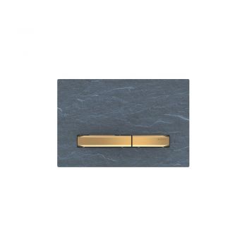 Clapeta de actionare Geberit Sigma50 ardezie mustang/butoane aurii