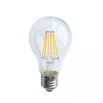 Bec LED CVMORE cu filament lumina calda 6W E27 480 lm clasa energetica A+ - E27.00132