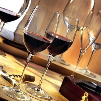 Set 6 pahare vin rosu Bormioli Premium 385 ml la reducere