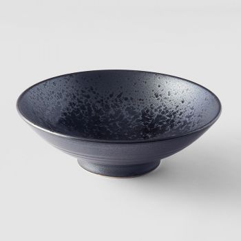 Bol din ceramică pentru supă MIJ Pearl, ø 24 cm, gri - negru