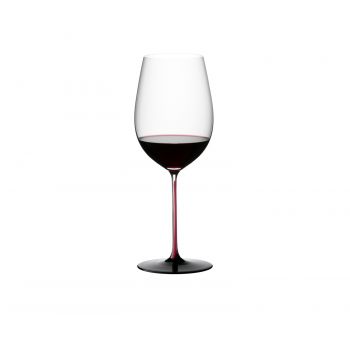 Pahar pentru vin, din cristal Black Series Bordeaux Grand Cru Burgundy / Negru, 860 ml, Riedel