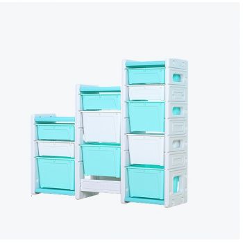 Dulap modular pentru depozitare jucarii Nichiduta Storage Box Blue