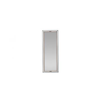 Oglinda decorativa cu rama din pal Louisa Large Nuc / Negru, l30,5xH80,6 cm