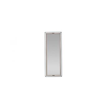 Oglinda decorativa cu rama din pal Louisa Small Nuc / Negru, l20,5xH80,6 cm