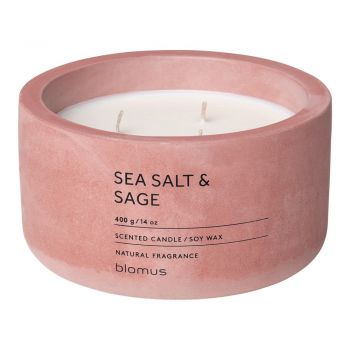 Lumânare parfumată din ceară de soia timp de ardere 25 h Fraga: Sea Salt and Sage – Blomus