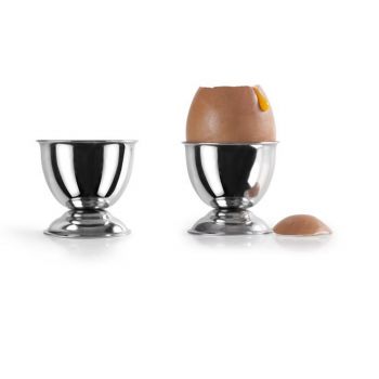 Set doua suporturi inox servire oua fierte-Ibili