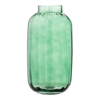 Vază din sticlă Bloomingville Amy, verde