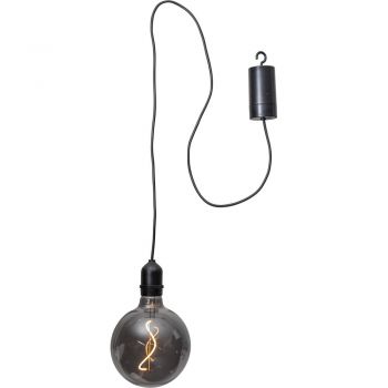 Corp de iluminat pentru exterior cu LED Star Trading Glassball, lungime 1 m, negru ieftin