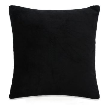 vidaXL Huse de perne decorative, 4 buc., negru, 50x50 cm, textil