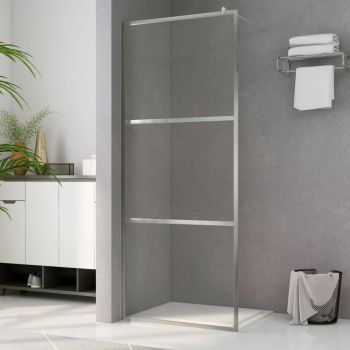 vidaXL Paravan de duș walk-in, 140 x 195 cm, sticlă ESG transparentă