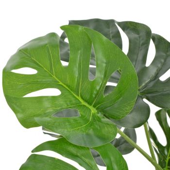 vidaXL Plantă artificială Monstera cu ghiveci, verde, 100 cm