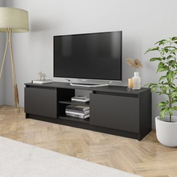 vidaXL Comodă TV, negru, 120 x 30 x 35,5 cm, PAL