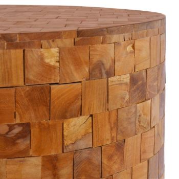 vidaXL Măsuță de cafea, 60 x 60 x 35 cm, lemn masiv de tec