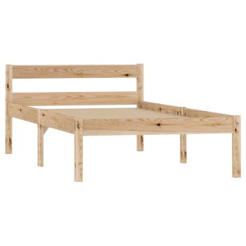 vidaXL Cadru de pat, 100 x 200 cm, lemn masiv de pin