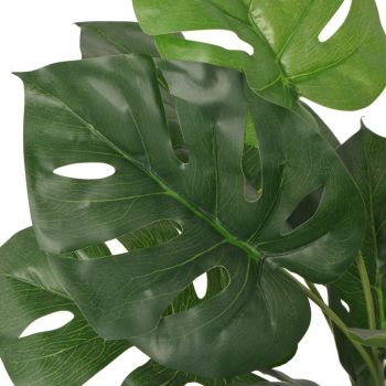 vidaXL Plantă artificială Monstera cu ghiveci, 45 cm, verde